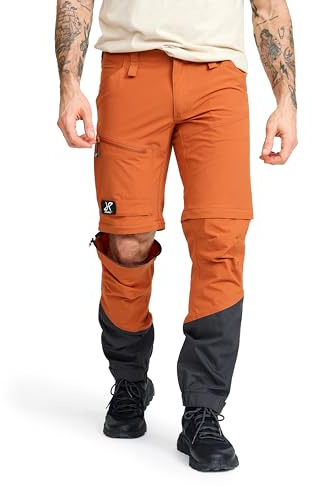 RevolutionRace Range Pro Stretch T Zip-Off Pants für Herren, Wandelbare Wanderhosen für Outdoor-Aktivitäten