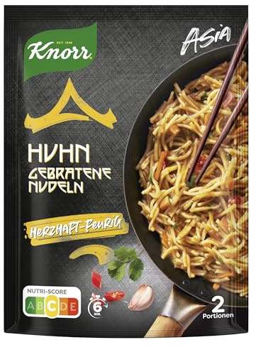 Knorr Asia Noodles Huhn Gebratene Nudeln, schnelles Gericht 2 Portionen