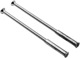 M3 Silver Internal Door Handle Screw Connecting Bolts w/Sleeves, 4 Screws, Door Handle Fixing Screws, Through Bolts for Door Handles, Replacement Screws for Roses, Knobs, Escutcheons & Lever Handles
