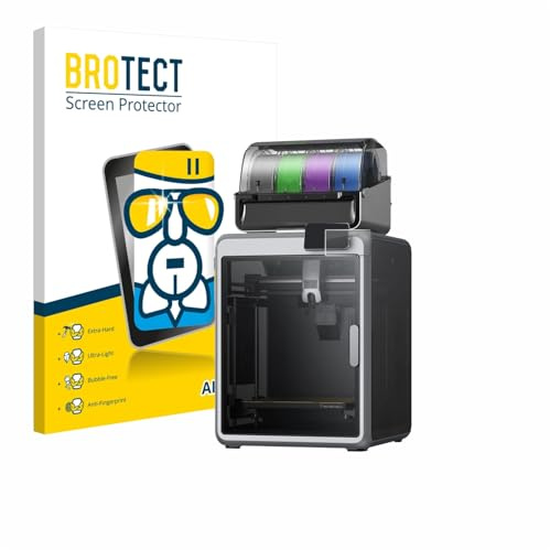 BROTECT Schutzglas für Creality K2 | Transparenter Displayschutz Made in Germany Schutzfolie Panzer Folie Glas 9H Anti-Fingerprint Einfache Montage Clear