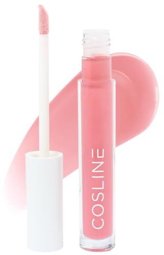COSLINE Lipgloss Magnolia, Pflegend, Aufpolsternder Effekt, Made in Germany | Natürlicher Glanz, Zarter beeriger Farbton, Pflegend, Aufpolsternder Effekt, Vegan, Made in Germany