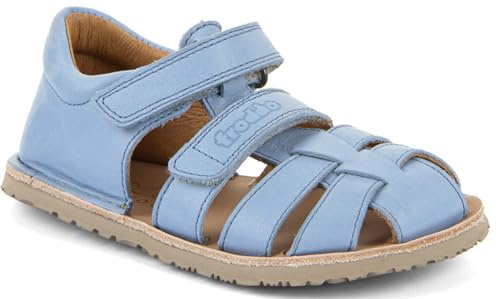 Froddo Barfußsandalen aus Leder, Fersenschutz & Zehenschutz Flexy G3150283 (Jeans, EU Schuhgrößensystem, Grundschulkind, Numerisch, M, 29)