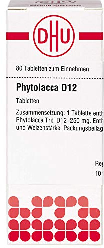 PHYTOLACCA D 12 Tabletten 80 St