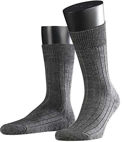 FALKE Herren Socken Teppich im Schuh 3er Pack, Größe:45/46;Farbe:dark grey melange