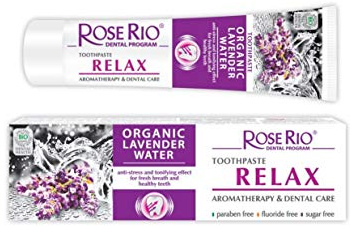 Toothpaste Relax Aromatherapy & Dental Care with Organic Lavender Water - Paraben, Fluoride & Sugar Free 65ml