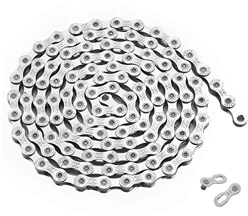 zonkie Fahrrad Kette 9-Fach 1/2 x 11/128 Inch 116 Glieder
