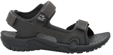 Jack Wolfskin Lakewood Cruise Sandal M, Men’s Hiking Sandals, Black (Phantom 6350), 13 UK (48 EU)