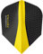 Harrows Retina Dart-Flights, 100 Mikron, extra stark, Standard, 5 Sets (15 Stück) (gelb)