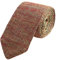 WANYING Herren 7cm Schmale Strickkrawatte Gestrickte Narrow Krawatte Retro Sporty Casual Büro Basic für Gentleman - Gemischt Bordeaux Rot