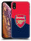 Head Case Designs Officially Licensed Arsenal FC Red & Blue Logo Crest 2 Hard Back Case Compatible With Apple iPhone XR