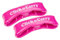 Click & Carry Einkaufstasche, wie aus Shark Tank, mit weichem gepolstertem Griff (Fuchsia, 2er-Pack),freihändige Einkaufstasche,Sportausrüstung-Tragetasche,Klicken und Tragen mit Leichtigkeit