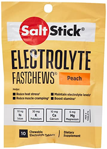 Saltstick Fastchews Perfectly Peach - Pack of 10 Chews