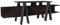 Alphamoebel 5088 Aspero Wohnwand TV Lowboard Board Tisch Fernsehtisch Fernsehschrank für Wohnzimmer, Holz, Rebab Braun Dunkelgrau Anthrazit, Fernsehablage, viel Stauraum, 160 x 50,7 x 45 cm