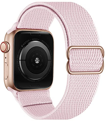 Cinturino Intrecciato Compatible con Apple Watch 38mm 40mm 41mm 42mm 44mm 45mm 49mm, Sportiva Nylon Regolabile Ricambio Elastica Cinturi Compatible per iWatch Séries 9/8/7/6/5/4/3 SE Ultra 2/1