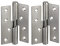 Paire de charnières de porte relevables à droite 100 mm x 77 mm (droite)