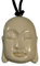 Fly Style Kettenanhänger aus Knochen - Buddha Kopf Halskette