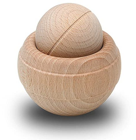 Kernpower BodyRoller Massageroller timber naturbelassen und unlackiert, aus Rotbuchenholz im Jutebeutel