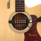 Micro de Guitare, 12 Trous de Son Micro magnétique de 12 Trous avec kit d'accordeur de tonalité de Volume pour Guitare Acoustique pour Guitare de Trou de Son
