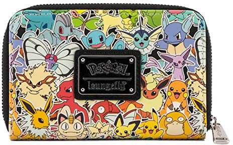 Loungefly Pokemon Ombe All Over Pattern Faux Leather Wallet
