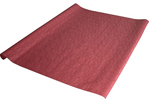 NEU Tischtuch Damast 8x1m, Bordeaux, Papier-Tischdecke