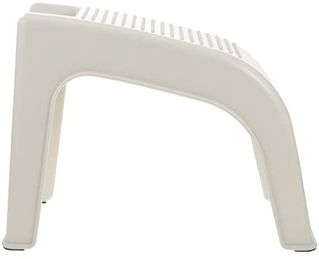 1stk Pediküre Hocker Fußpflege Schritt Hocker Bad Stepping Duschhocker Aus Kunststoff Für Salon-spa- Manincure Fuß Rest Kappe Station Weiß Möbel Plastik Beine