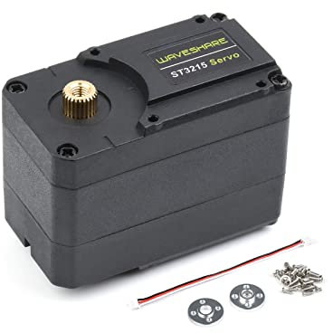 30KG Serieller Bus Servo mit Hohem Drehmoment, Metal Gear ST3215 Servo Motor mit Hochpräzisem Programmierbarem 360° Magnet Encoder, Zwei-Wege-Feedback, Servo/Motor Duale Modi