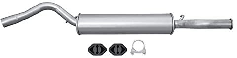 HELLA 8LD 366 035-071 Endschalldämpfer - Easy2Fit® Kit - hinten - einteilig - Set mit Anbauteilen - für u.a. SKODA FELICIA I
