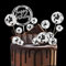 Unfuntly 21 Stück Discokugel Kuchen Toppers 1970S Disco Ball Cupcake Dekorationen für Geburtstags Disco Thema 70er Party Zubehör (21 Stück)