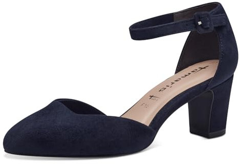 Tamaris Damen Pumps Vegan blau 36