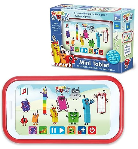Numberblocks - Mini Tablet Toy - Count With Number Blocks and Learn Basic Maths Skills - Perfect for Interactive Play & Child Development, Features 4 Fun Activities, Fully Portable, 3+ Years