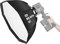 Irfora 55K 55 cm/22 Zoll Achteck-Fotografie-Softbox mit Bowens-Halterung, abnehmbarem Diffusor, Tragetasche für YONGNUO YNLUX100/YNLUX100 Pro-Videoleuchte