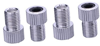 BESPORTBLE Adaptateur De Pompe Lot De 4 en Alliage Daluminium pour Vélo Universel Compatible avec Compresseur Dair De Vélo De Route