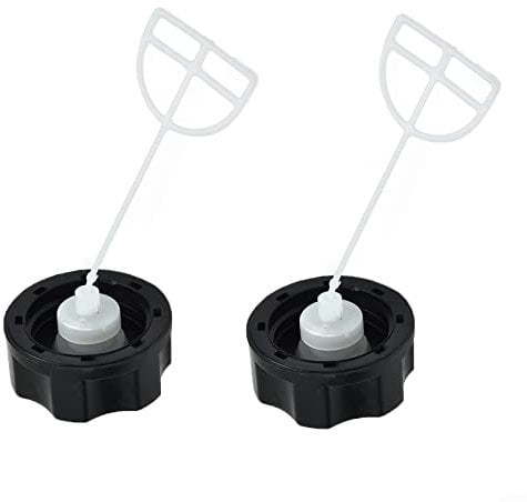 LVYXON 2Pcs Fuel Cap Set for Petrol Tank Hedge Trimmer Brush Cutter Lawnmower 43cc 49cc 52cc 55cc Fuel Tank Cap