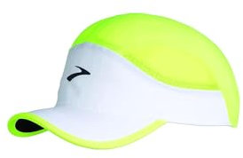 Brooks Unisex Chaser Hat, White/Nightlife, Einheitsgröße