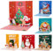 HOWAF 6 Stück Pop Up Weihnachtskarten mit Umschlag Set, Pop Up Weihnachtskarte Pop Up Karte Weihnachten Weihnachtskarten 3D Weihnachtspostkarten Grußkarten Weihnachten Deko für Party Supplies