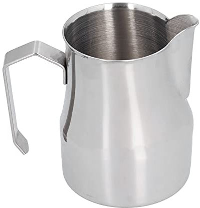 Jarra Para Espumar Leche, 450 Ml, Taza Vaporera De Leche De Acero Inoxidable, Jarras Para Cocinar Al Vapor, Jarra Para Espumar Leche Para Café En Casa