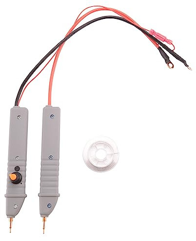 Oikabio 1 x Lötkolben-Set, tragbarer Punktschweißstift, Kupfer-Loch-Anschluss, für 18650 Akku / Akkupack 21700