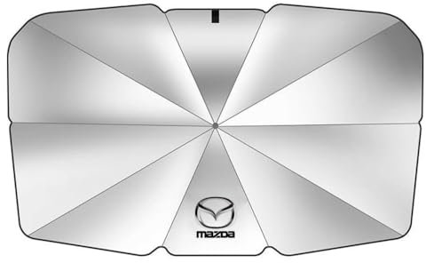 OscitY Coche Delantero Parabrisas Parasoles Parasol, para Mazda CX-5 Lunas Delanteras Paraguas Plegable Anti UV Aislamiento térmico Accesorios