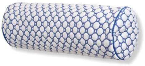 Dalisa Tiny 3D Strickkissen, Kühlendes Garn, Herausnehmbares Kissen, Waschbar, Oeko-Tex Klasse 1, Geschenkbox (Blau, 25x40 cm)