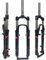 Forcella per mountain bike Forcella MTB da 26 pollici, ammortizzatore meccanico; controllo della spalla; freno a disco; forcella a doppio scopo V-brake tubo dritto; cambio aperto A