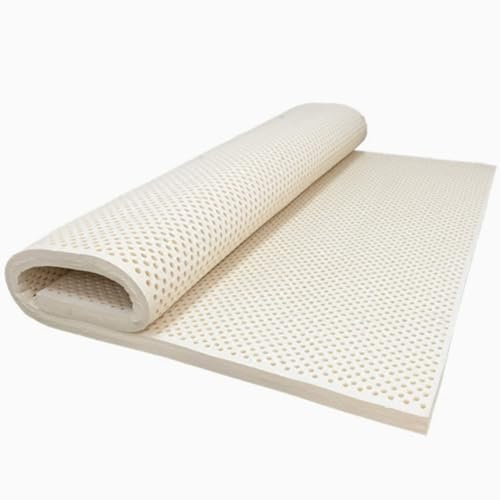 Latex-Bettmatratze, Mittelweich, Körpermassage-Matratzenauflage, Latexmatratze, Lindert Druck,10cm,140x140cm