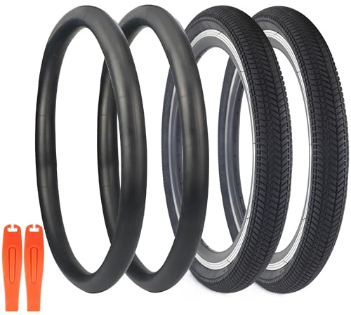 WEEROCK 20 Zoll Fahrradreifen 20 x 2,125 mit Schläuchen, Faltbarer Ersatzreifen, 2er-Pack Fahrradreifen für BMX, MTB, Kinderfahrrad, Dreirad, Cruiser Fahrrad