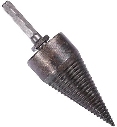 BESPORTBLE 1 Satz Holzhackwerkzeug holzspaltbohrer holzspalt bohrer Holzspaltmaschine Bohrer für Holzspaltung holzbohrer Akku-Bohrmaschine Zimmerei Brennholzspalter Holzspaltwerkzeug Black