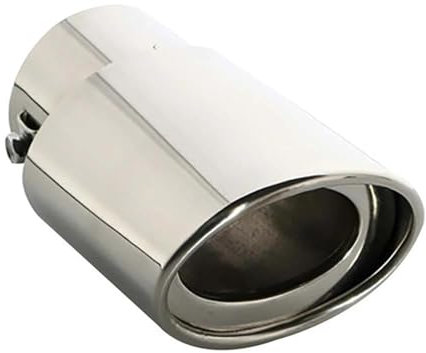 YSQIFBABD Auspuffrohr Auto Auspuff TIPP Runde Edelstahl Rohr für 6-Serie E63 E64 F06 F12 F13 M6 1 E81 E82 E87 Auspuffblende Auspuff(B)