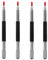 Vynetra Lot de 2/3/4 stylos à tracer à double tête avec pointe en acier - Outils de gravure pour verre et céramique