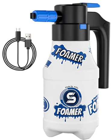 Genérico Pressher Washer Foam Cannon | Rociador de la Bomba de Espuma, 5,5 litros de Espuma eléctrica de Alta presión múltiple para el Lavado de vehículos Motocicleta de camión de baño para Perros