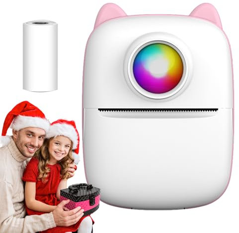 Taschendrucker – Hersteller von Handy-Aufklebern, drahtloses verbundenes Gerät | Thermopapiermaschine mit mehreren Rollen, tragbare Mini-Etikettenmaschine