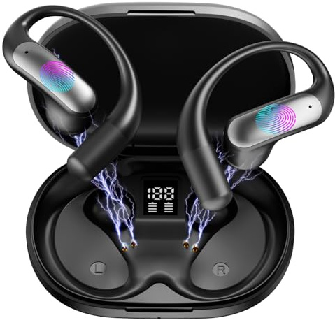ANSTEN AI Cuffie Traduzione Simultanea, 4-in-1 Traduttore Vocale Istantaneo Multilingue 144 Lingue, 7 Modalità Traduzione, Codice di Autorizzazione Permanente, Cuffie Bluetooth per Viaggi/Affari | 144 Lingue via app, ideale per viaggi, affari e studi, auricolari bluetooth con autorizzazione permanente