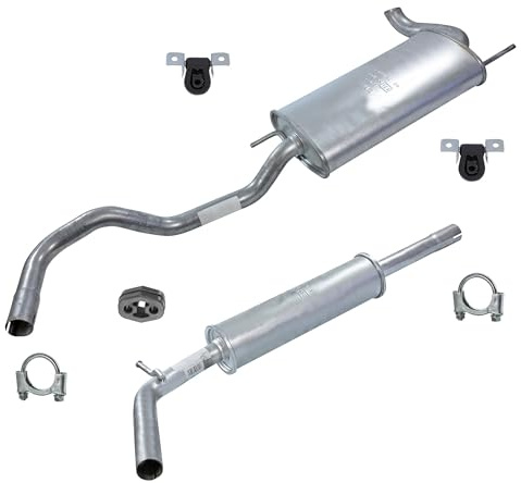 IMASAF Schalldämpfer Set 34007243 mitte | Kompatibel mit: VW POLO, POLO III, POLO Van Kasten/Schrägheck