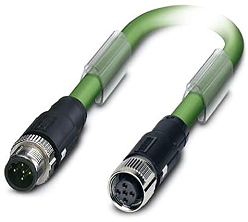 PHOENIX CONTACT SAC-5P-MSB/0.5-900/FSB SCO Interbus (16 MBit-s) Bussystem-Kabel, 5-Polig, PUR Halogenfrei, Stecker Gerade M12 Speedcon, B Kodierung, Auf Buchse, B Kodierung, 0.5m Kabellänge, Maigrün